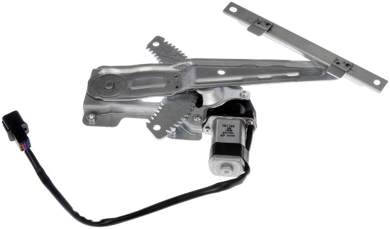 2012 Mitsubishi Lancer Power Window Motor and Regulator Assembly Rear Right Dorman 751783 image 2 of 3