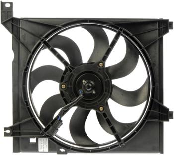 2008 Kia Spectra5 Engine Cooling Fan Assembly Left Dorman 621378 image 4 of 4