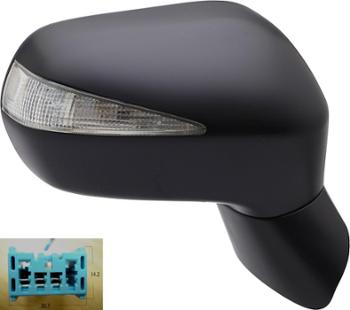 2011 Honda Civic Door Mirror Right Dorman 9551707 image 2 of 2