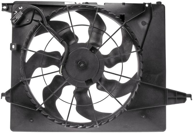 2013 Hyundai Santa Fe Engine Cooling Fan Assembly Dorman 620463 image 2 of 2