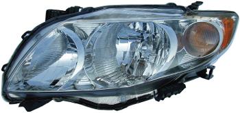 2009 Toyota Corolla Headlight Assembly