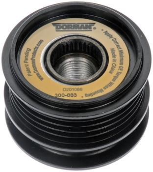 2007 Volkswagen Jetta Alternator Pulley Dorman 300883 image 2 of 2