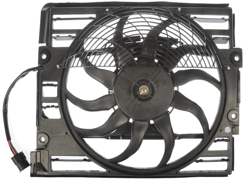 1998 BMW 740i A/C Condenser Fan Assembly Dorman 621209 image 4 of 4