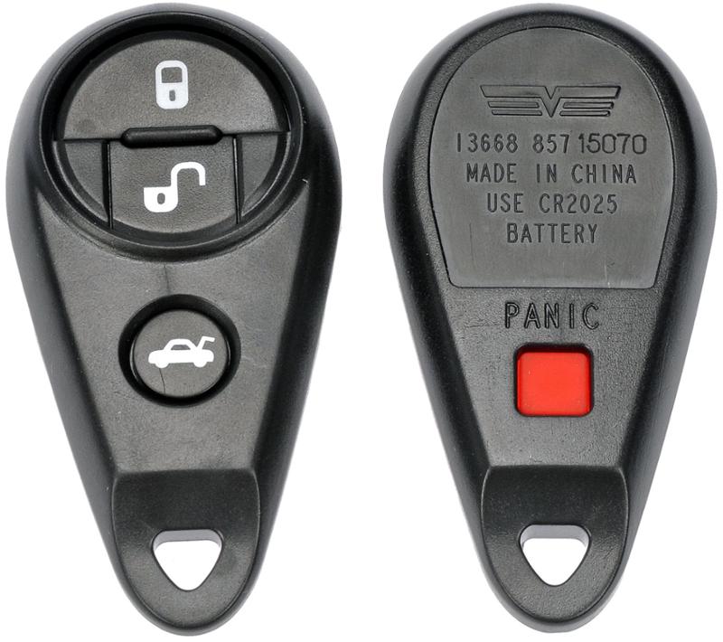 2007 Subaru Outback Keyless Remote Case Dorman 13668 image 2 of 3