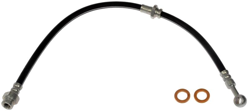 1986 Isuzu I-Mark Brake Hydraulic Hose Front Left Dorman H38348 image 3 of 3