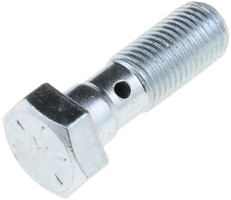 1998 Ford Econoline Super Duty Brake Hydraulic Hose to Caliper Bolt Front Dorman 13947 image 4 of 4