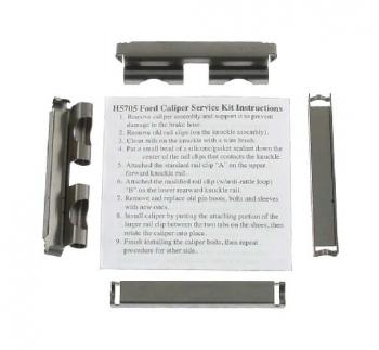 2010 Ford Explorer Disc Brake Caliper Abutment Service Kit