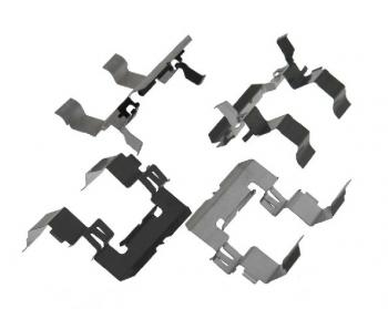 2014 Subaru Legacy Disc Brake Caliper Abutment Service Kit Front Carlson P1078 image 1 of 1