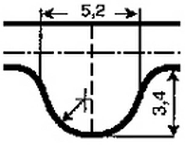 1997 Infiniti QX4 Engine Timing Belt Continental TB249 image 1 of 1