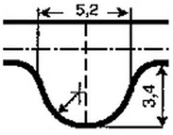 2003 Nissan Xterra Engine Timing Belt Continental TB249 image 1 of 1