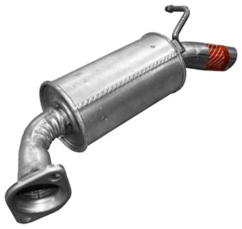 2012 Toyota Highlander Exhaust Resonator and Pipe Assembly
