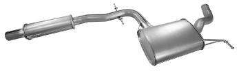 2006 Volkswagen Rabbit Exhaust Resonator and Pipe Assembly