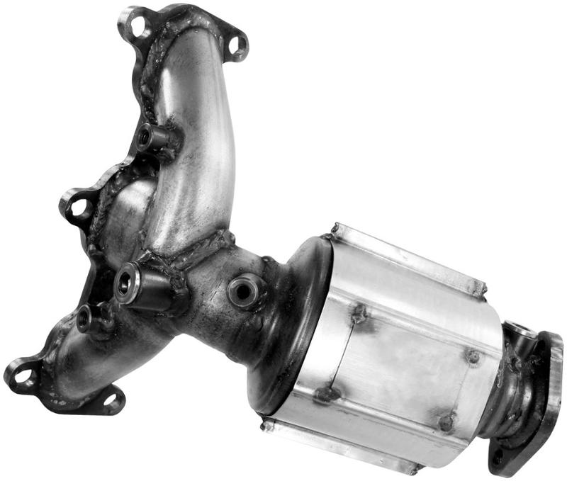 2009 Hyundai Tucson Exhaust Manifold with Integrated Catalytic Converter Rear Walker Exhaust 16596 image 1 of 1