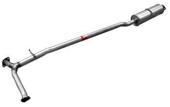 2009 Toyota Avalon Exhaust Resonator and Pipe Assembly