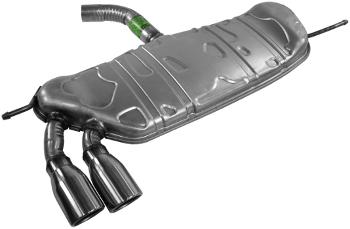 2006 Volkswagen Rabbit Exhaust Muffler Assembly