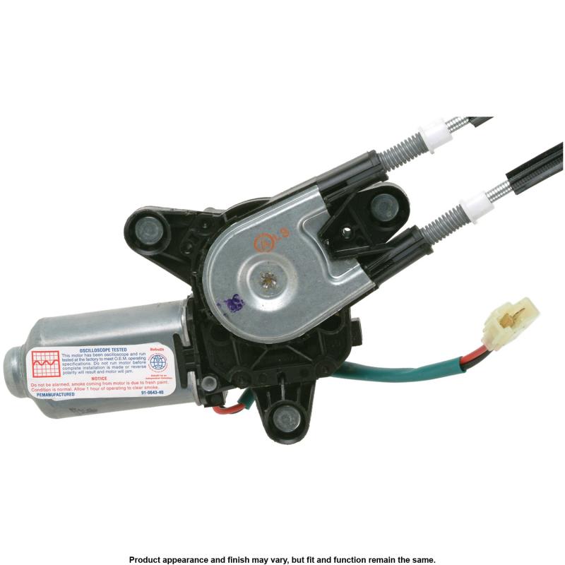 2001 Mazda 626 Power Window Motor and Regulator Assembly Rear Left A1 Cardone 471753R image 1 of 3