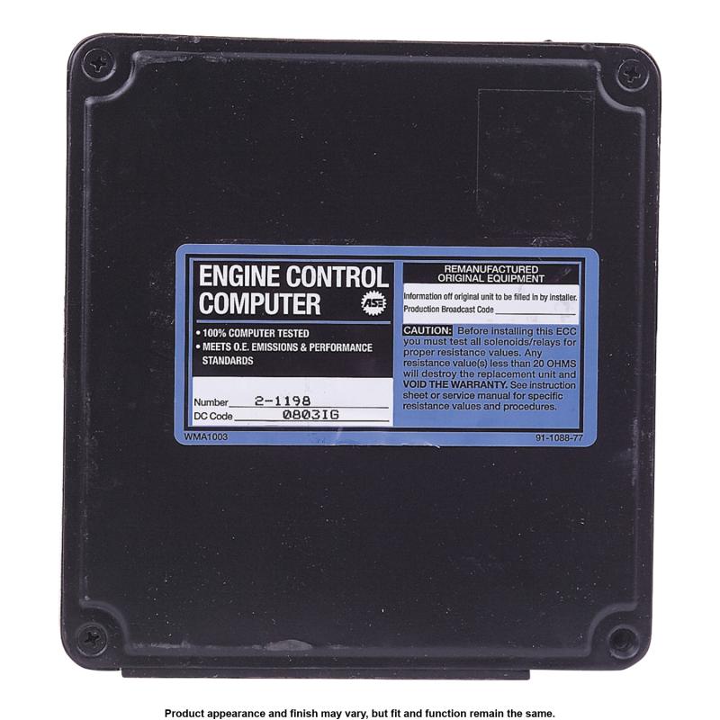 1989 Toyota Pickup Engine Control Module A1 Cardone 721198 image 2 of 3
