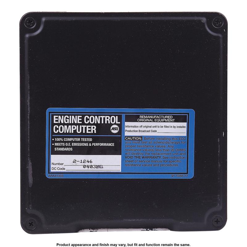 1992 Toyota Corolla Engine Control Module A1 Cardone 721246 image 2 of 3