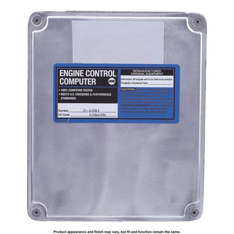 1993 Toyota Corolla Engine Control Module A1 Cardone 721281 image 1 of 4