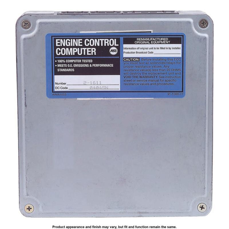 1995 Toyota Pickup Engine Control Module A1 Cardone 721611 image 3 of 3