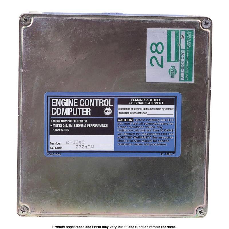 1992 Nissan 240SX Engine Control Module A1 Cardone 723648 image 4 of 4