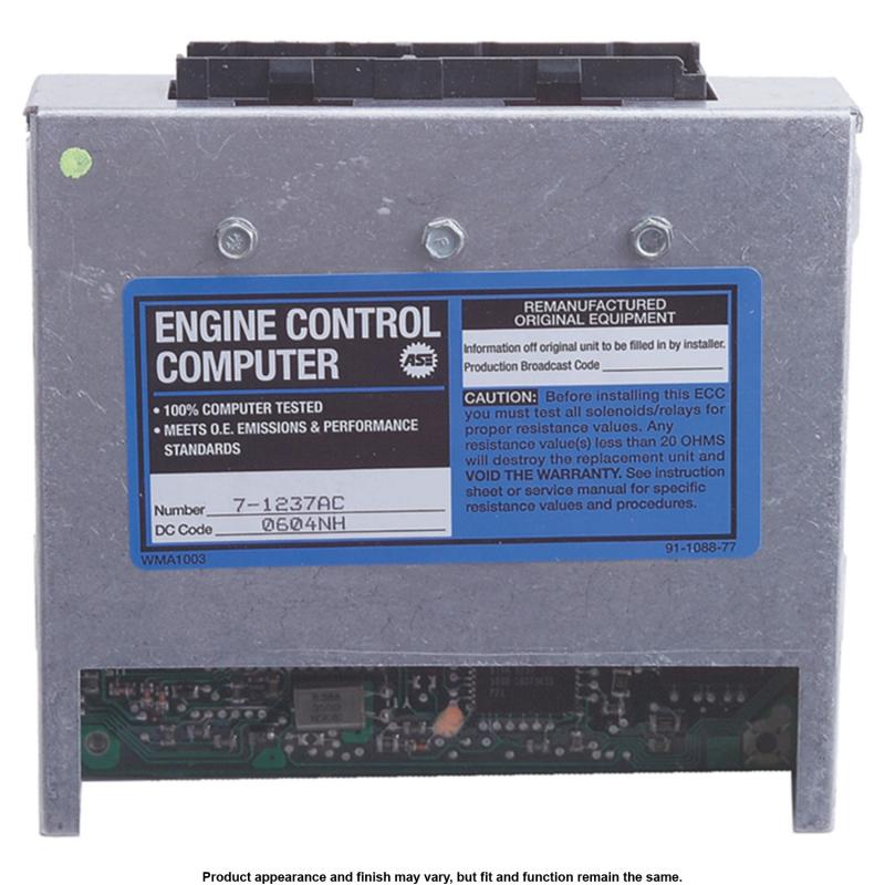 1992 Isuzu Stylus Engine Control Module A1 Cardone 771237AC image 1 of 4
