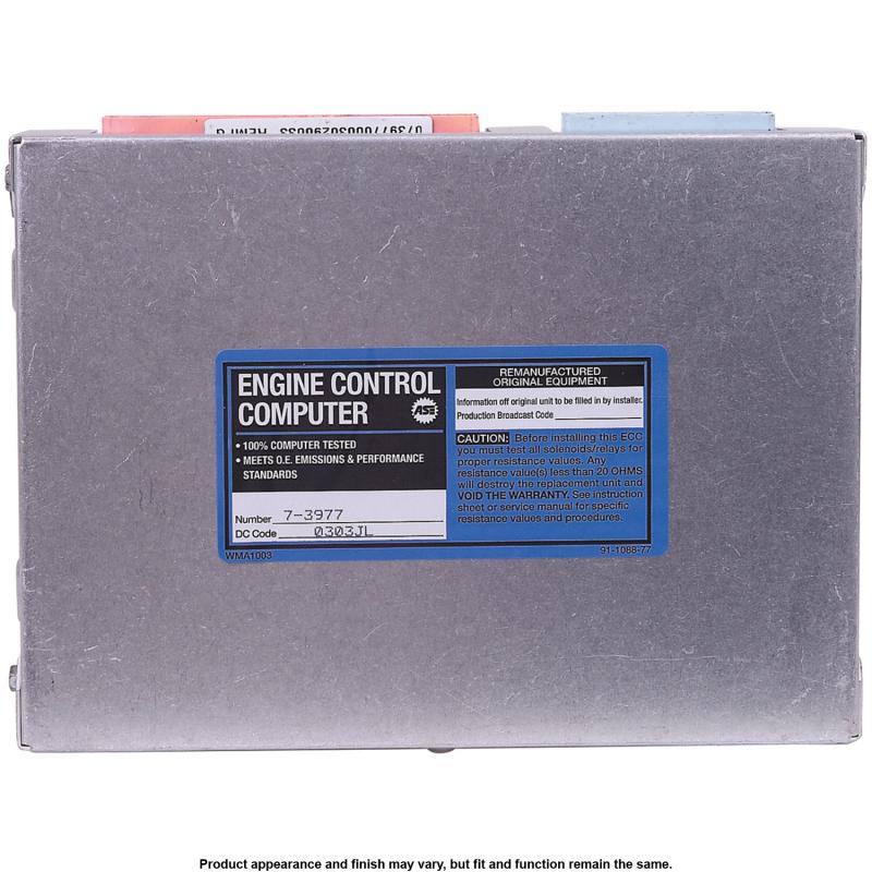 1994 Chevrolet C1500 Suburban Powertrain Control Module A1 Cardone 773977 image 3 of 3