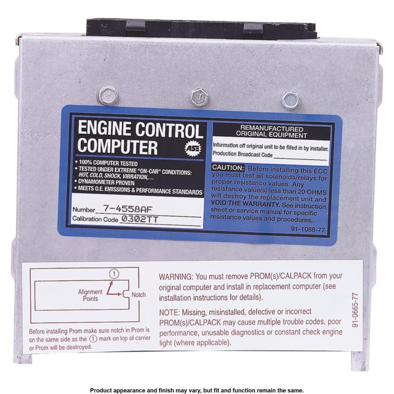 1992 Geo Storm Engine Control Module A1 Cardone 774558AF image 3 of 3