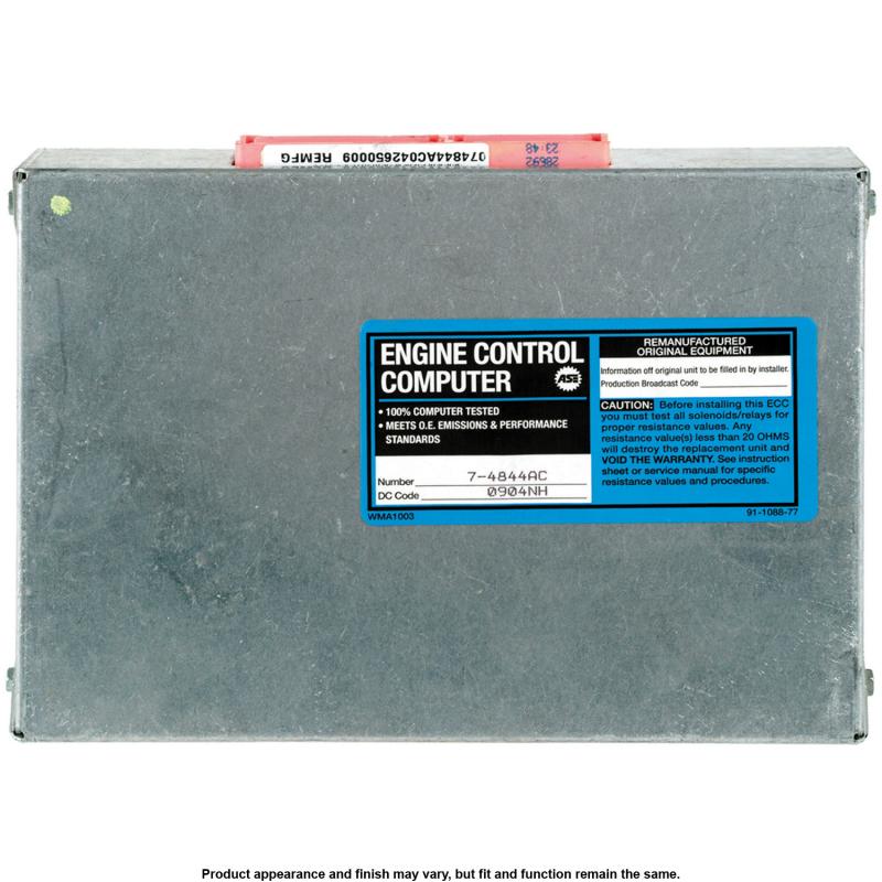 1992 Chevrolet Beretta Engine Control Module A1 Cardone 774844AC image 3 of 4