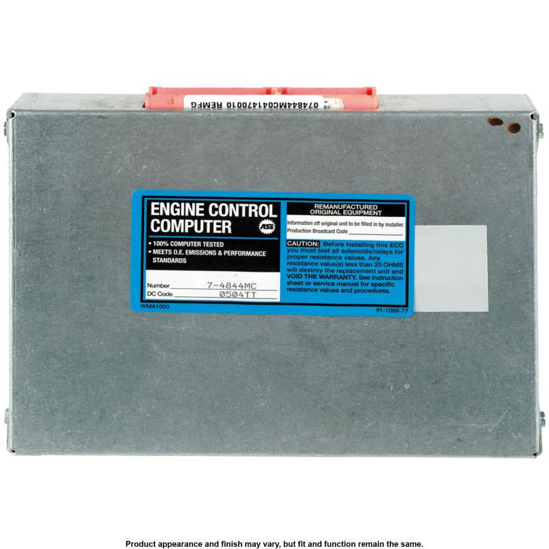 1993 Chevrolet Corsica Engine Control Module A1 Cardone 774844MC image 2 of 4