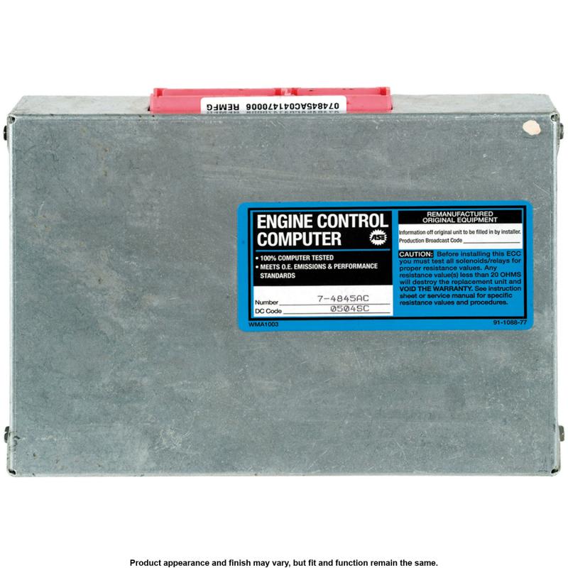 1993 Chevrolet Corsica Engine Control Module A1 Cardone 774845AC image 2 of 4