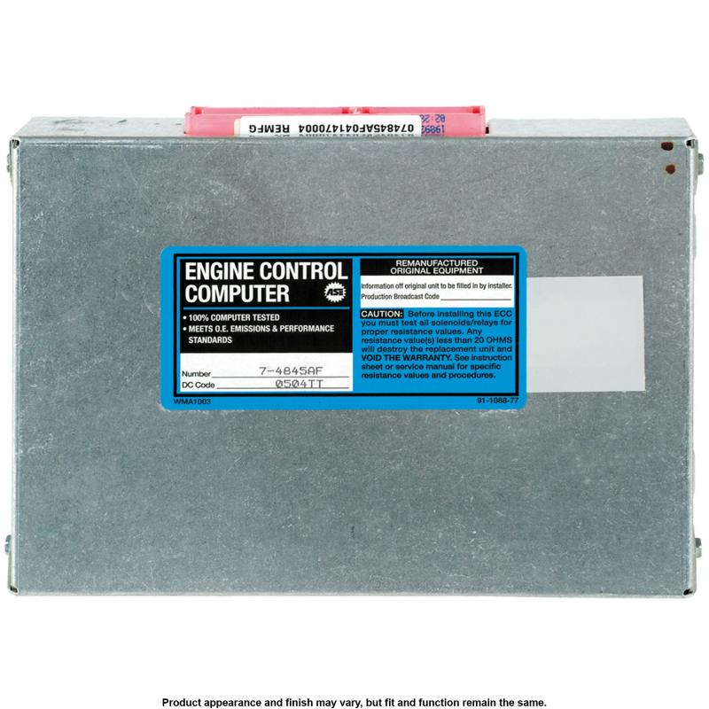 1993 Chevrolet Corsica Engine Control Module A1 Cardone 774845AF image 2 of 4