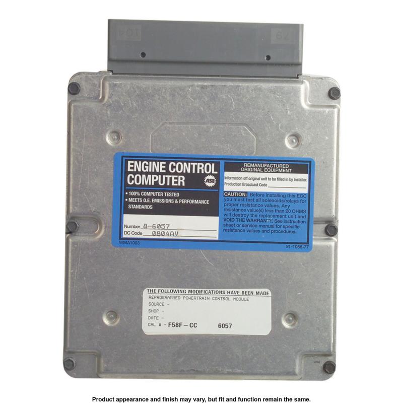 1995 Ford Windstar Engine Control Module A1 Cardone 786057 image 4 of 4