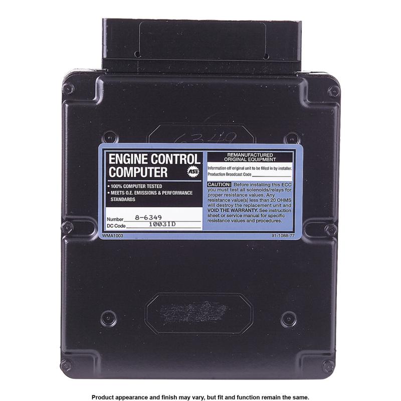 1996 Ford Contour Engine Control Module A1 Cardone 786349 image 2 of 3
