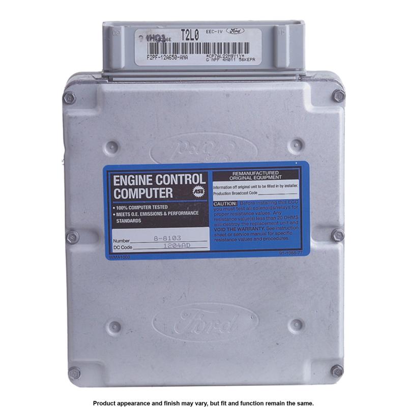 1993 Ford F Super Duty Engine Control Module A1 Cardone 788103 image 1 of 2