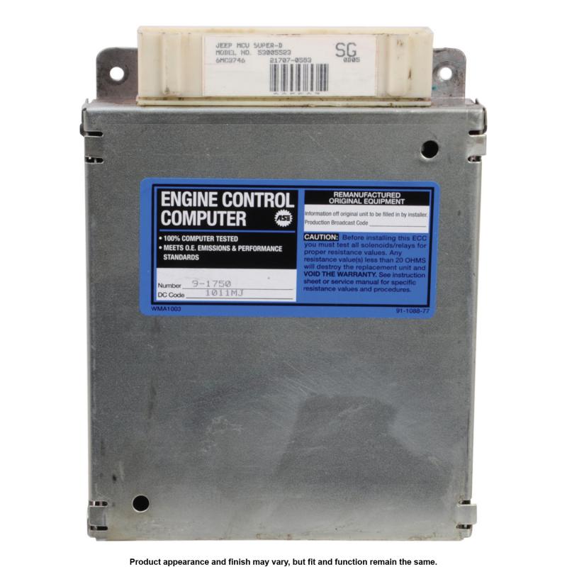 1988 Jeep Wrangler Engine Control Module A1 Cardone 791750 image 3 of 4