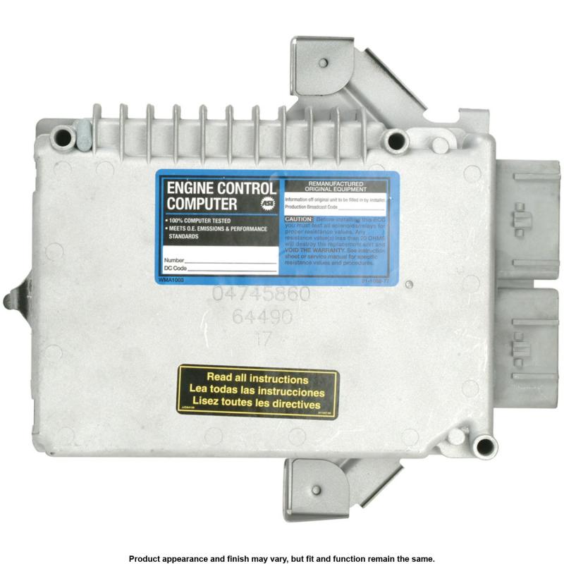2000 Chrysler Sebring Engine Control Module A1 Cardone 795573V image 1 of 4
