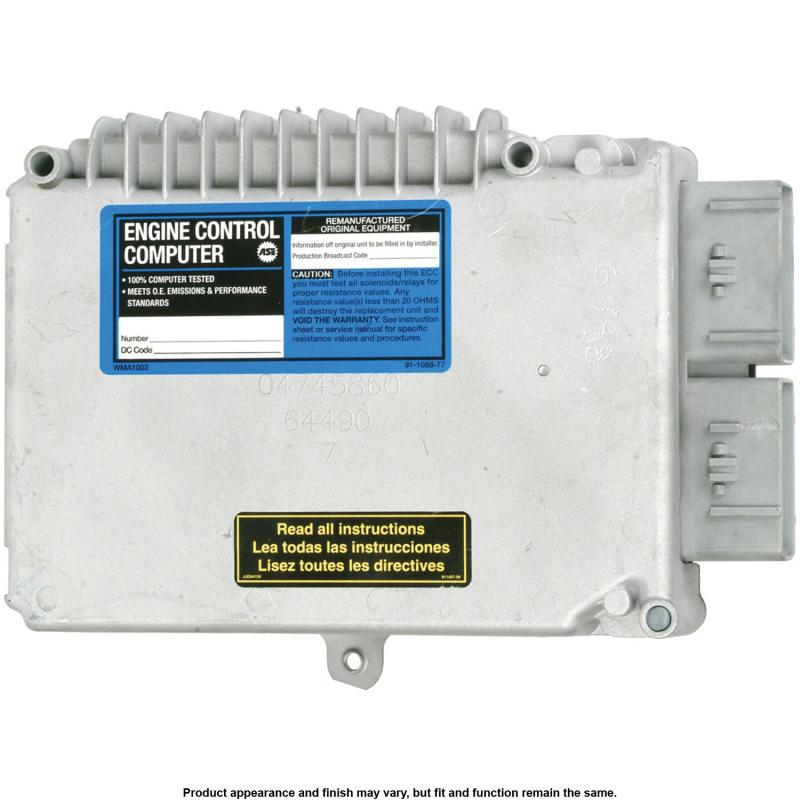1999 Chrysler Sebring Engine Control Module A1 Cardone 796498V image 4 of 4