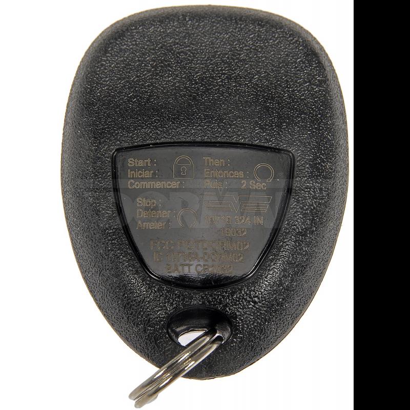 2010 Chevrolet Impala Remote Control Transmitter for Keyless Entry and Alarm System Dorman 13718 image 4 of 4