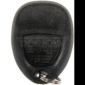 2009 GMC Savana 4500 Remote Control Transmitter for Keyless Entry and Alarm System Dorman 13727 image 3 of 4