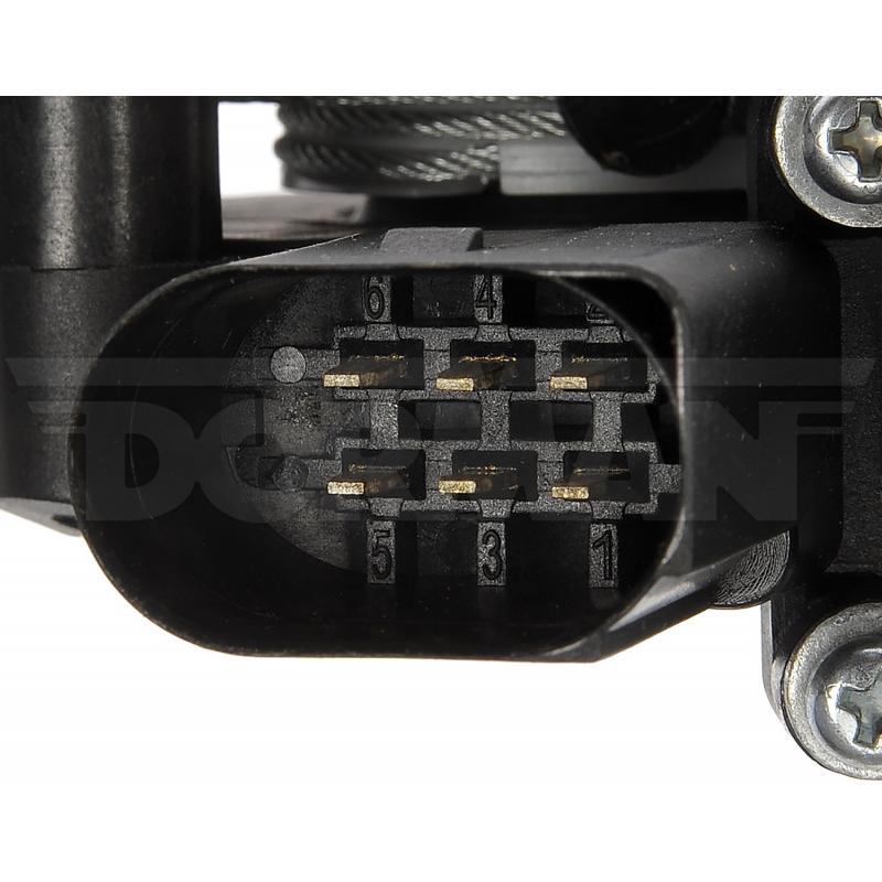 2010 BMW 550i Power Window Motor and Regulator Assembly Rear Left Dorman 748464 image 3 of 4