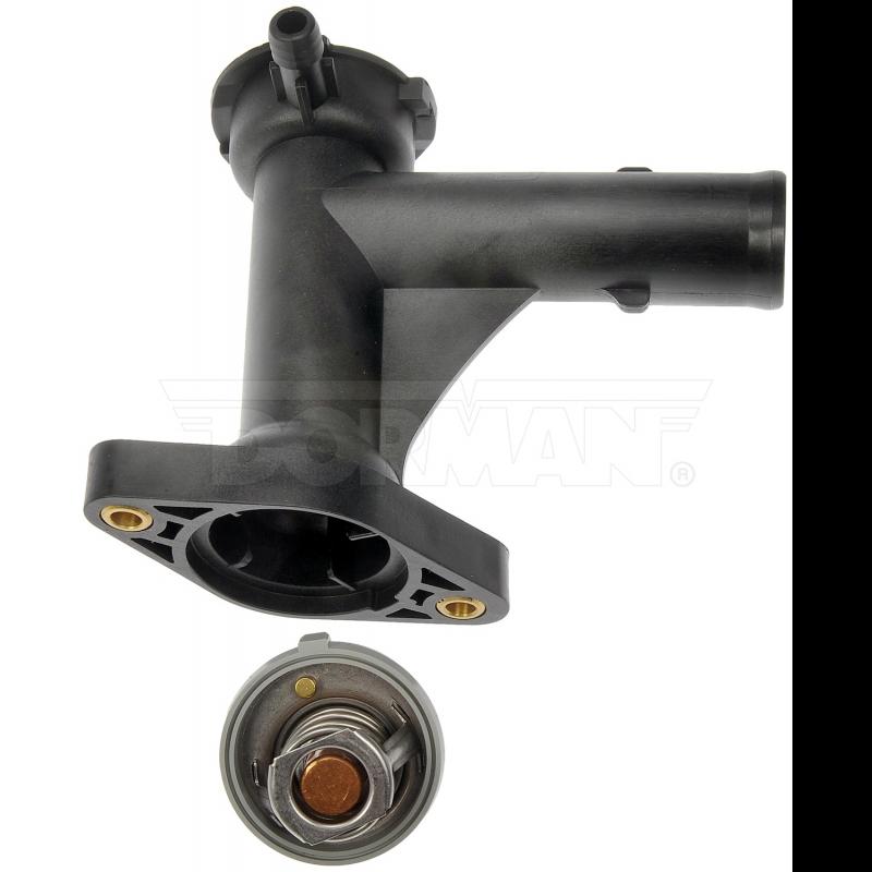 2001 Chrysler PT Cruiser Engine Coolant Thermostat Housing Assembly Upper Dorman 9023308 image 2 of 4