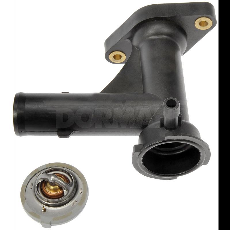 2001 Chrysler PT Cruiser Engine Coolant Thermostat Housing Assembly Upper Dorman 9023308 image 3 of 4
