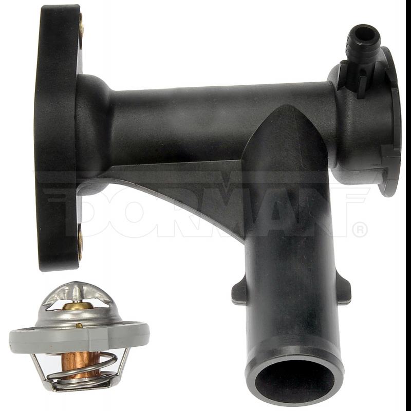 2001 Chrysler PT Cruiser Engine Coolant Thermostat Housing Assembly Upper Dorman 9023308 image 4 of 4