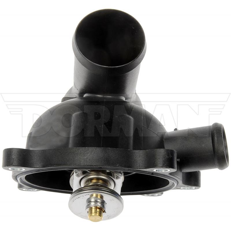 2011 Volkswagen Touareg Engine Coolant Thermostat Housing Assembly Water Pump Dorman 9025179 image 2 of 4