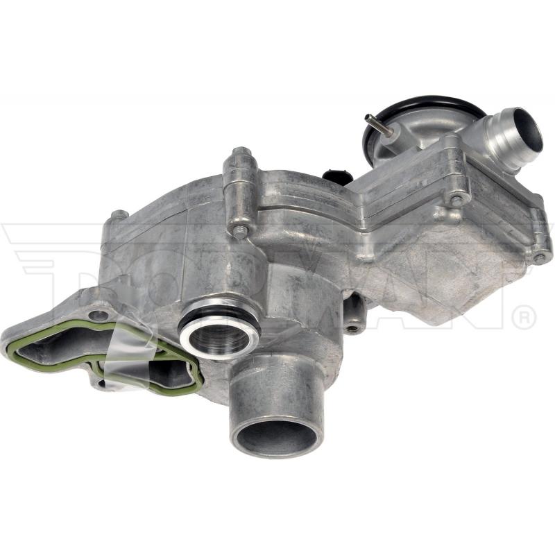 2016 Mercedes-Benz S65L AMG Engine Coolant Thermostat Housing Assembly Cylinder Head Dorman 9025845 image 3 of 4