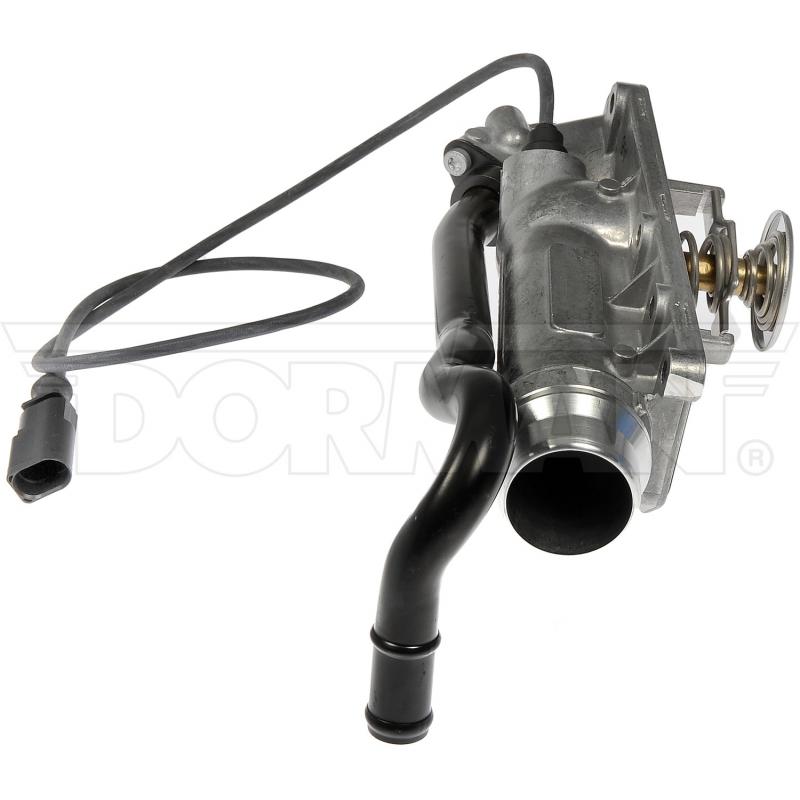 2005 Volkswagen Phaeton Engine Coolant Thermostat Housing Assembly Dorman 9025869 image 3 of 4