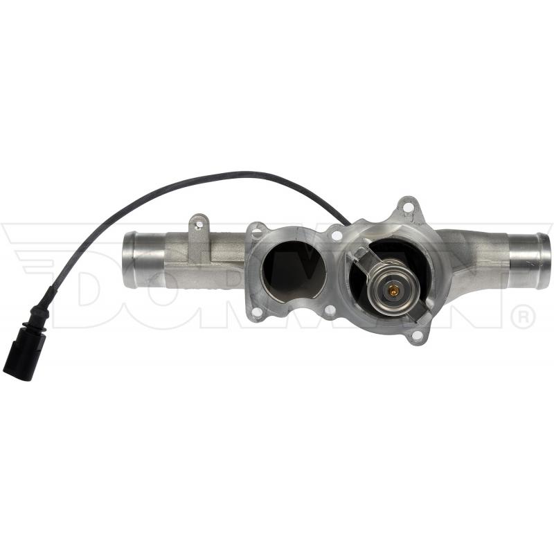 2004 Volkswagen Touareg Engine Coolant Thermostat Housing Assembly Dorman 9025877 image 2 of 4