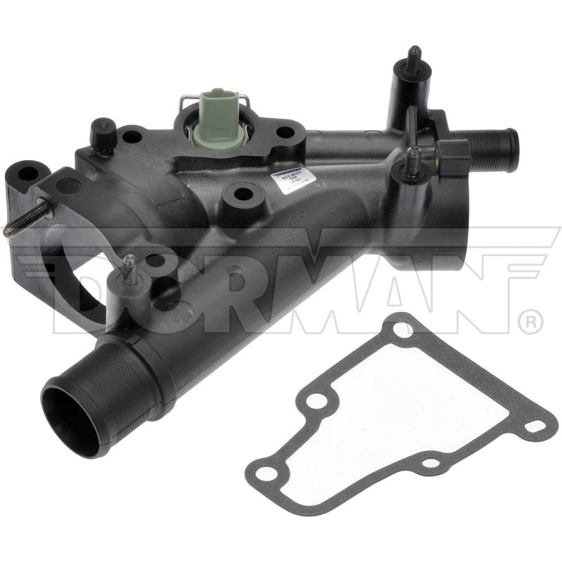 2006 Peugeot 307 Engine Coolant Thermostat Housing Dorman 9026007 image 3 of 4