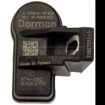 2019 Toyota Corolla Tire Pressure Monitoring System Sensor Dorman 974085 image 2 of 4